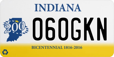IN license plate 060GKN