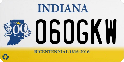 IN license plate 060GKW