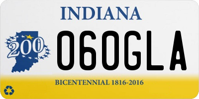 IN license plate 060GLA