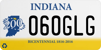 IN license plate 060GLG