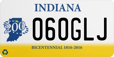 IN license plate 060GLJ
