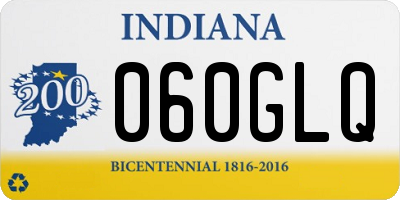 IN license plate 060GLQ