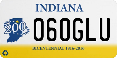 IN license plate 060GLU