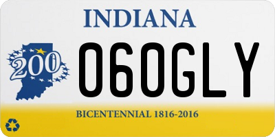 IN license plate 060GLY
