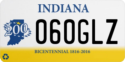IN license plate 060GLZ