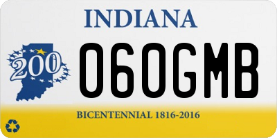 IN license plate 060GMB