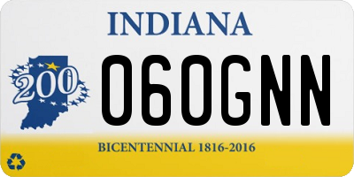 IN license plate 060GNN