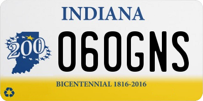 IN license plate 060GNS