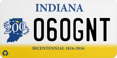 IN license plate 060GNT