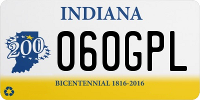 IN license plate 060GPL
