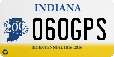 IN license plate 060GPS
