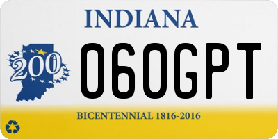IN license plate 060GPT