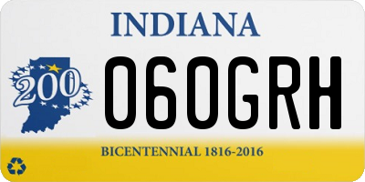 IN license plate 060GRH