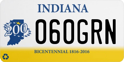 IN license plate 060GRN