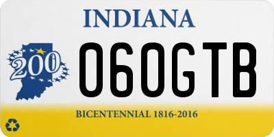 IN license plate 060GTB