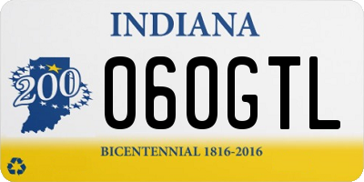 IN license plate 060GTL