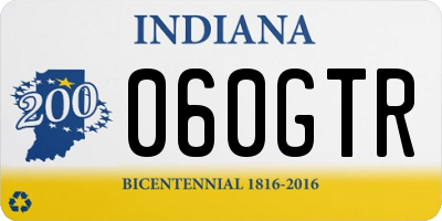 IN license plate 060GTR