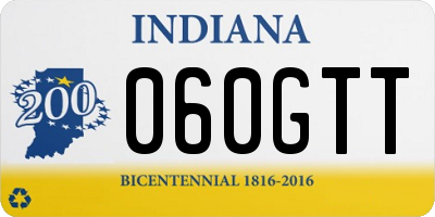 IN license plate 060GTT