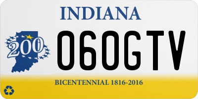 IN license plate 060GTV