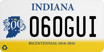 IN license plate 060GUI