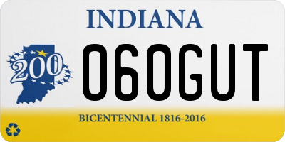 IN license plate 060GUT