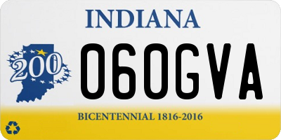 IN license plate 060GVA