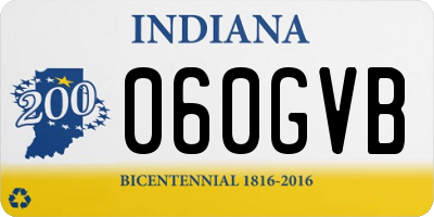 IN license plate 060GVB
