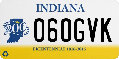 IN license plate 060GVK