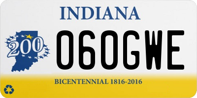 IN license plate 060GWE