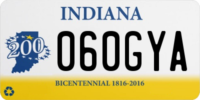 IN license plate 060GYA