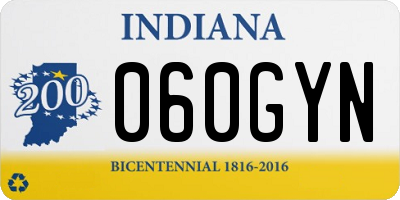 IN license plate 060GYN
