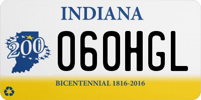 IN license plate 060HGL