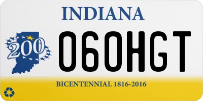 IN license plate 060HGT