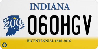 IN license plate 060HGV