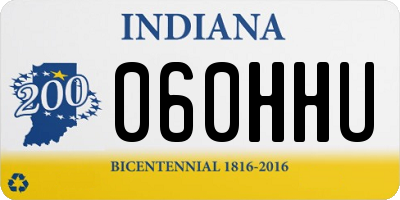 IN license plate 060HHU