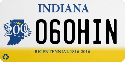 IN license plate 060HIN