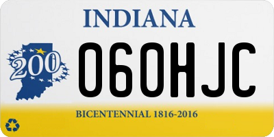 IN license plate 060HJC