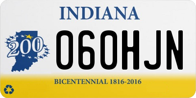 IN license plate 060HJN
