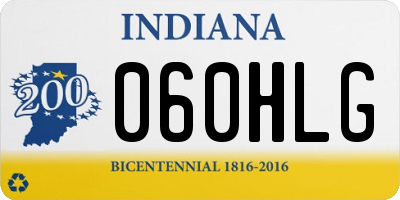 IN license plate 060HLG