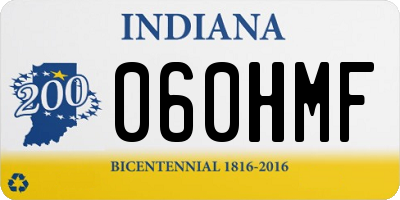 IN license plate 060HMF