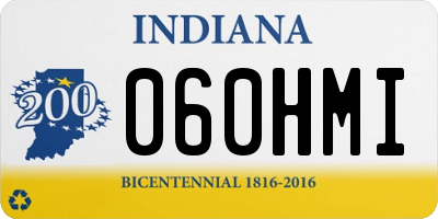 IN license plate 060HMI