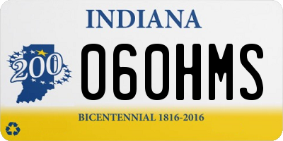 IN license plate 060HMS