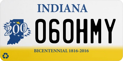 IN license plate 060HMY