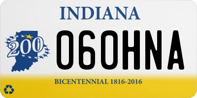 IN license plate 060HNA