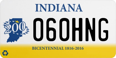 IN license plate 060HNG