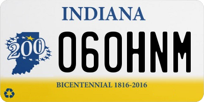 IN license plate 060HNM