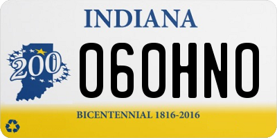 IN license plate 060HNO