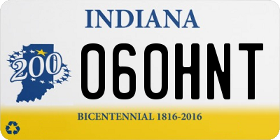 IN license plate 060HNT
