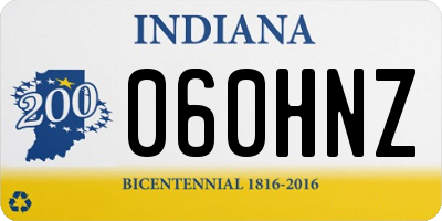 IN license plate 060HNZ