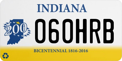 IN license plate 060HRB